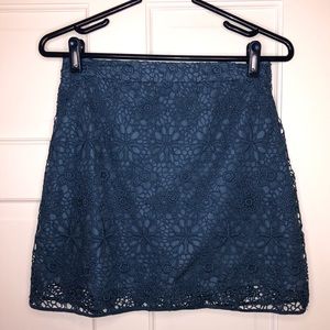 Hollister Co. Blue Mini Skirt